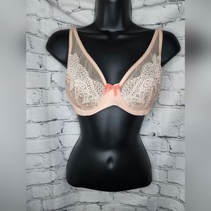 Victoria's Secret NWT Unlined Demi Lace Bra Size‎ 34D
